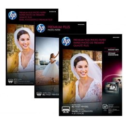 HP Premium Plus Glossy Pho  foto papier  do druku bez marginesu typ połysk  biały  13x18cm  5x7