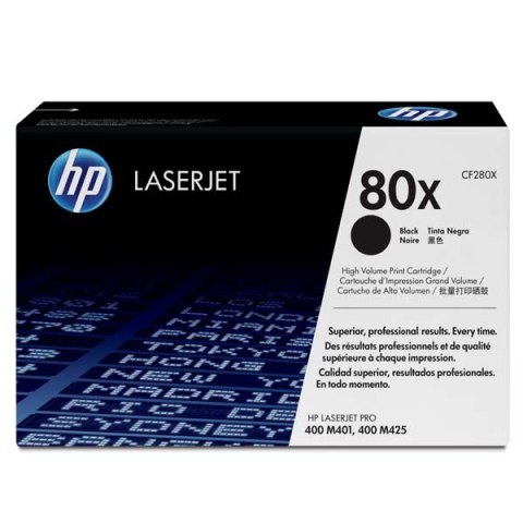 HP oryginalny toner CF280X  black  6900s  HP 80X  HP LaserJet+  N  1050g  O