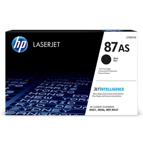 HP oryginalny toner CF287AS  black  6000s  HP 87AS  low capacity  HP LJ Enterprise M506  HP LJ Pro MFP M527  O