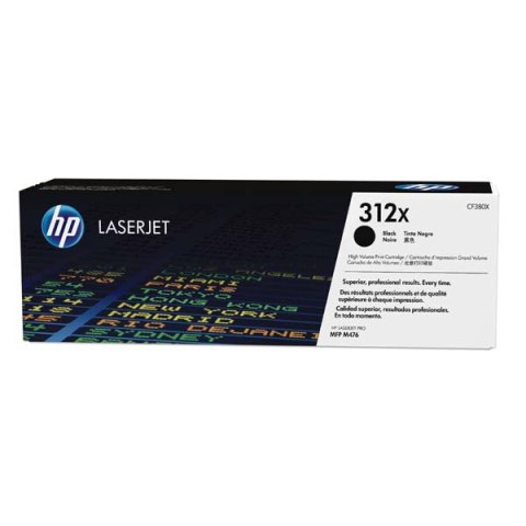 HP oryginalny toner CF380X  black  4400s  HP 312X  HP Color LaserJet Pro MFP M476dn  MFP M476dw  MFP M47  720g  O