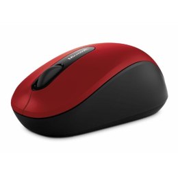 Microsoft Mysz Bluetooth Mobile Mouse 3600, 1000DPI, Bluetooth, optyczna, 3kl., 1 scroll, bezprzewodowa, czerwona, 1 szt AA, kla