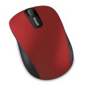 Microsoft Mysz Bluetooth Mobile Mouse 3600, 1000DPI, Bluetooth, optyczna, 3kl., 1 scroll, bezprzewodowa, czerwona, 1 szt AA, kla