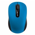 Microsoft Mysz Bluetooth Mobile Mouse 3600, 1000DPI, Bluetooth, optyczna, 3kl., 1 scroll, bezprzewodowa, niebieska, 1 szt AA, kl