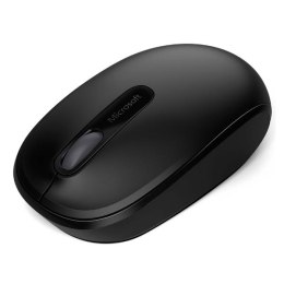 Microsoft Mysz Mobile Mouse 1850, 1000DPI, 2.4 [GHz], optyczna, 3kl., 1 scroll, bezprzewodowa, czarna, 1 szt AA, Klasyczna, Micr