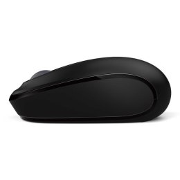Microsoft Mysz Mobile Mouse 1850, 1000DPI, 2.4 [GHz], optyczna, 3kl., 1 scroll, bezprzewodowa, czarna, 1 szt AA, Klasyczna, Micr