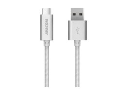 Kabel USB (3.1), USB A M- USB C M, 1m, srebrny, Avacom, blistr