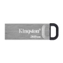 Kingston USB flash disk, USB 3.0 (3.2 Gen 1), 32GB, DataTraveler(R) Kyson, srebrny, DTKN/32GB, z oczkiem na brelok