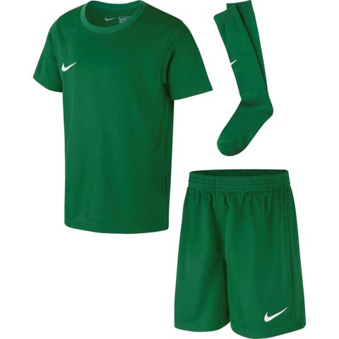 Komplet sportowy dla dzieci Nike DRY Park Kit Set zielony CD2244 302