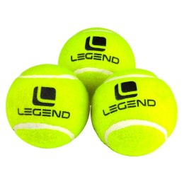 Piłki do tenisa ziemnego Legend 3szt