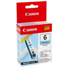 Canon oryginalny ink / tusz BCI6PC, photo cyan, 13 4709A002, Canon S800, 820D, 830D, 900, 9000, i950