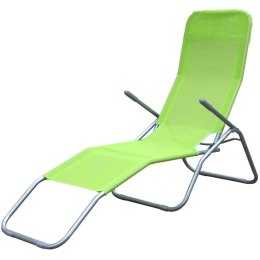 Leżak fotel składany grawitacyjny Lazzy zielony