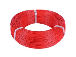 Przewód silikonowy 0,1 mm2 (27AWG) (czerwony) 1m