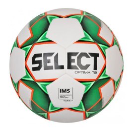 Piłka nożna Select Optima TB biało-zielono-pomarańczowa