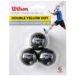 Piłeczki do Squasha Wilson Staff Premium Balls 3szt WRT618100