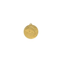 Medal stalowy złoty wędkarstwo ryba MMC7950/G