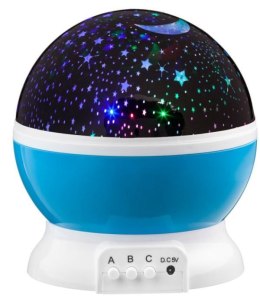 Projektor LED Star Light Night Sky - niebieski