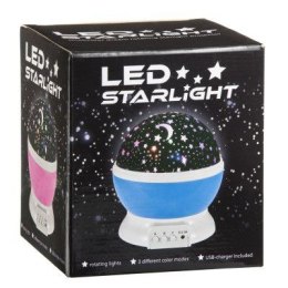 Projektor LED Star Light Night Sky - niebieski