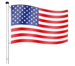 Maszt wraz z Flagą USA - 650 cm