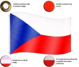 Maszt wraz z flagą Republika Czeska - 650 cm
