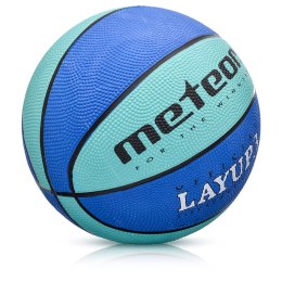 Piłka do kosza Meteor LayUp 3 niebieska 07080