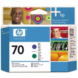 HP oryginalny głowica drukująca C9408A, HP 70, blue/green, HP DesignJet Z3100