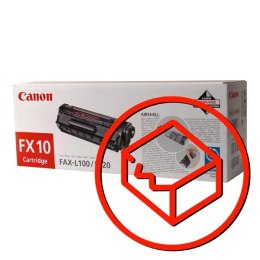 Canon oryginalny toner FX10, black, 2000s, uszkodzone opakowanie typ B, Canon L100, L120, MF 4140, O