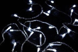 Garth świąteczny LED łańcuch - 9 m, 100 diod, zimna biel
