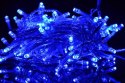 Świąteczny LED łańcuch - 18 m, 200 LED, niebieski