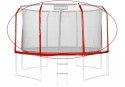 Zestaw osłon na trampolinę - czerwony, 305 cm