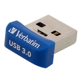 Verbatim USB flash disk, USB 3.0 (3.2 Gen 1), 64GB, Nano, Store N Stay, niebieski, 98711, USB A