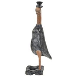 Dekoracyjna figurka kaczki wykonana z drewna bambusowego 45