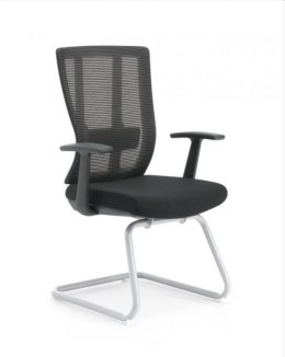 Krzesło biurowe Delaware SKID - czarne