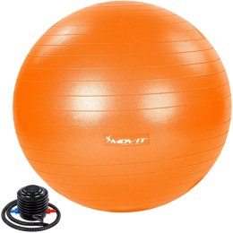 MOVIT Piłka gimnastyczna z pompką, 85 cm, pomarańczowy