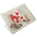 Podświetlany obraz Święty Mikołaj 40LED, 30 x 40 cm