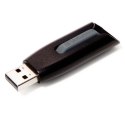 Verbatim USB flash disk, USB 3.0 (3.2 Gen 1), 64GB, V3, Store N Go, czarny, 49174, USB A, z wysuwanym złączem