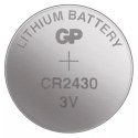 Bateria litowa, CR2430, 3V, GP, blistr, 1-pack