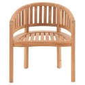 Krzesło DIVERO - impregnowane drewno tekowe