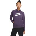 Bluza damska Nike Nsw Essential Hoodie Po fioletowa BV4126 574