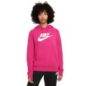 Bluza damska Nike Nsw Essential Hoodie różowa BV4126 617