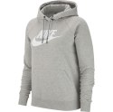 Bluza damska Nike W Essential Hoodie PO HBR szara BV4126 063