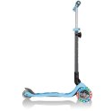 Hulajnoga jeździk rowerek Smj Globber GO-UP Deluxe Fantasy Lights Pastel Blue - Flowers niebieska 647-201