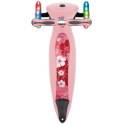 Hulajnoga jeździk rowerek Smj Globber GO-UP Deluxe Fantasy Lights Pastel Pink - Flowers różowa 647-211