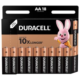 Bateria alkaliczna, AA, 1.5V, Duracell, blistr, 18-pack, 42306, Basic