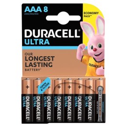 Bateria alkaliczna, AAA, 1.5V, Duracell, blistr, 8-pack, 42373, Ultra