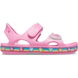 Crocs sandały dla dzieci Fun Lab Rainbow różowe 206795 669