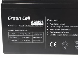 Green Cell AGM VRLA 12V 9Ah bezobsługowy akumulator do UPS