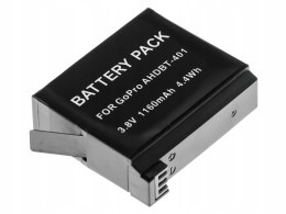 Bateria Green Cell AHDBT-401 do aparatów GoPro HD HERO 4 Silver Black Edition, Full Decoded 3.7V 1100mAh