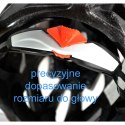 Kask rowerowy regulowany Dunlop czerwony R.S