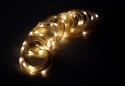 Łańcuch świetlny wąż ogrodowy solarny Garth - 50 diod LED ciepło-biała