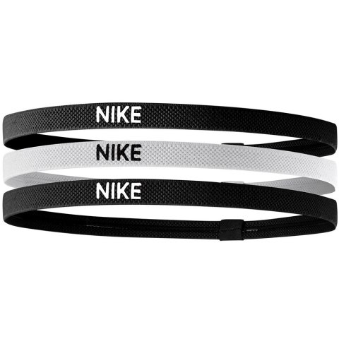 Opaska Nike Elastic Hairbands 3PK czarno-białe NJN04036OS